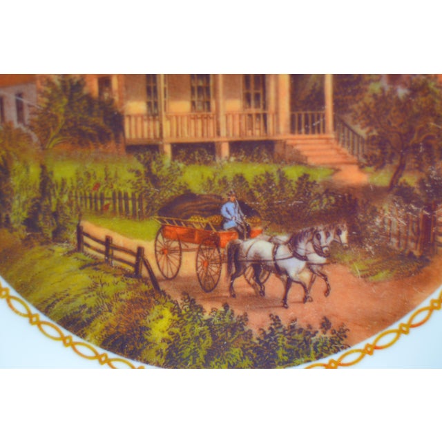 1987 Corelle Limited Edition Summer Scene Plate Corning Glass Works U S A For Sale - Image 12 of 14