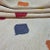 Cream Hand-Woven Wool Art Tapestry After Damien Hirst "Opium" Spot Painting For Sale - Image 8 of 8