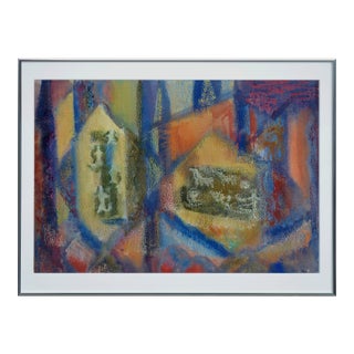 Mid Century Abstract Figurative -- Navajo Hunters by Erle Loran For Sale
