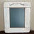 Mid-20th Century White Wicker Wall Mirror For Sale - Image 11 of 12
