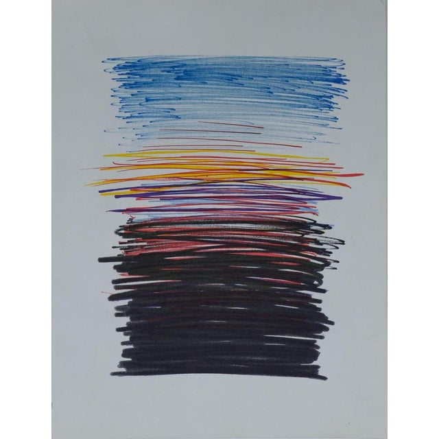 Yaacov Agam, Composition abstraite, Lithograph For Sale - Image 4 of 4