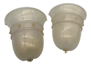 Empire Wall Lamp from Barovier & Toso, 1985, Set of 2