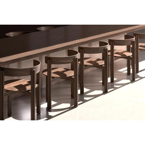 Walnut Principal Chair by Bodil Kjaer for Karakter, Denmark For Sale - Image 4 of 7