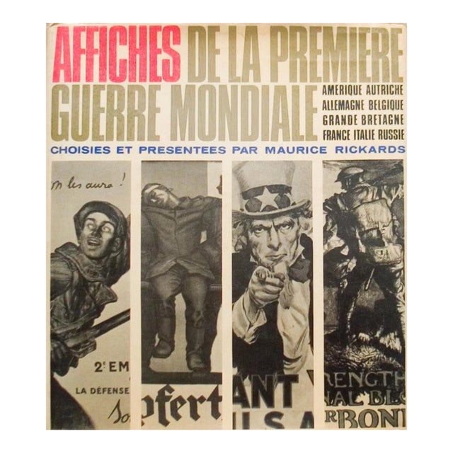 1968 Maurice Rickards 'Affiches de la Premiere Guerre Mondiale' Gray Book For Sale
