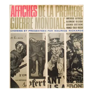 1968 Maurice Rickards 'Affiches de la Premiere Guerre Mondiale' Gray Book