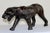 Safari Vintage Mid-Century Black Leather Panther Sculpture – Handcrafted British Safari Animal Figurine For Sale - Image 3 of 14