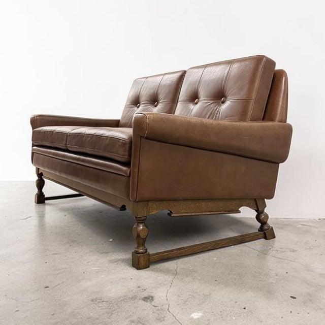 Animal Skin Danish 2-Seater Lounge Sofa by Svend Skipper for Skippers Furniture, Denmark, 1960s For Sale - Image 7 of 11