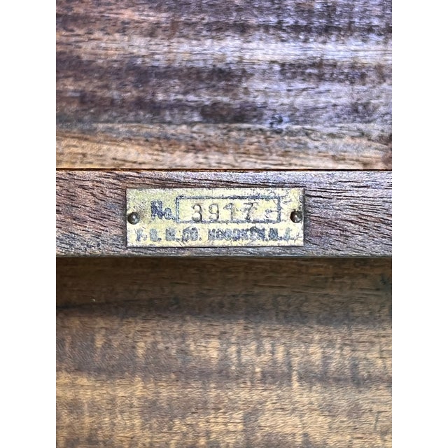 Antique English Walnut Gate Leg Occasional Table, Rectangular, 1920s For Sale - Image 16 of 16
