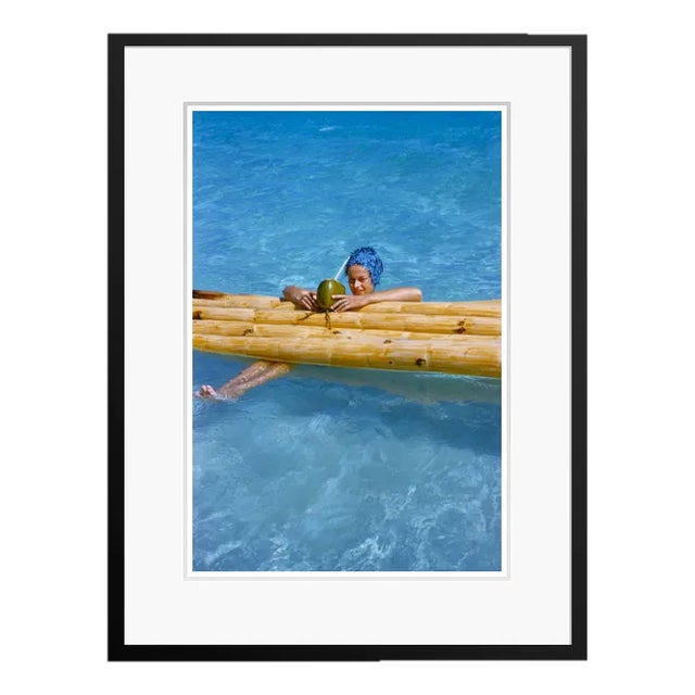Toni Frissell, Drinks in the Pool at the Mill Reef, C Print, Framed For Sale