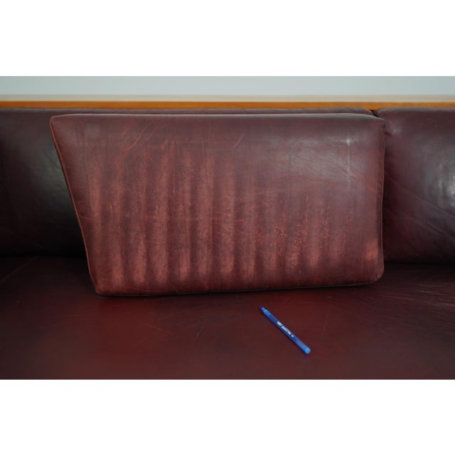 Stickley Cherry Arts & Crafts Prairie Sofa For Sale - Image 12 of 18