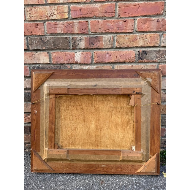 Early 1900's Oil Painting From Denmark, "Small Thatched Farmhouse" For Sale - Image 9 of 9