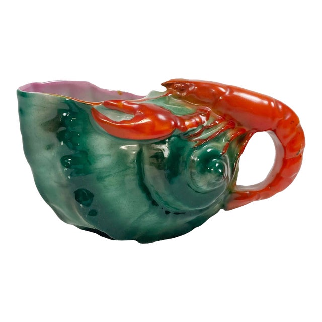 Vintage Royal Bayreuth Lobster Creamer Dish For Sale