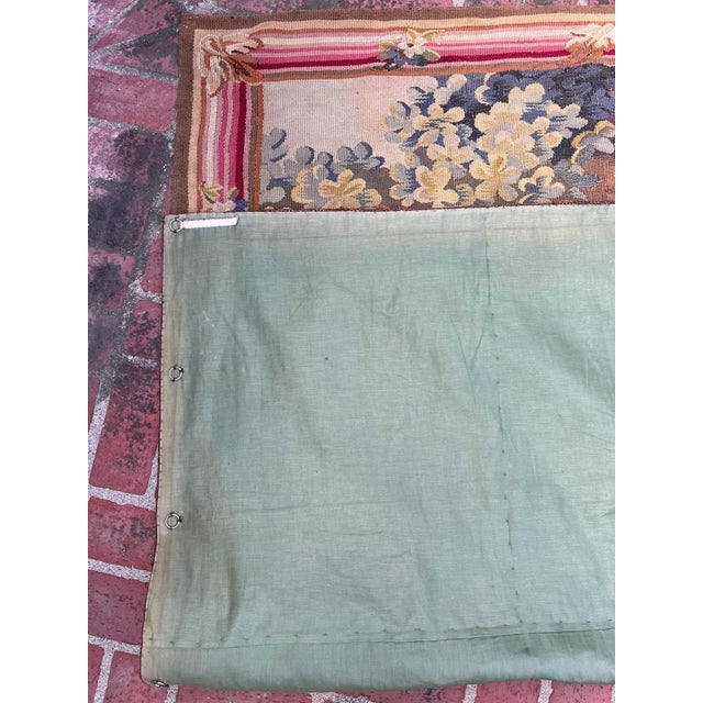 19th-Century French Tapestry With Dog and Duck Scene For Sale - Image 14 of 14