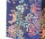 1980s Vintage Navy Blue Chinoiserie Brocade Square Cachepot Planter – Set of 2 Oriental Silk Waste Bins For Sale - Image 5 of 8