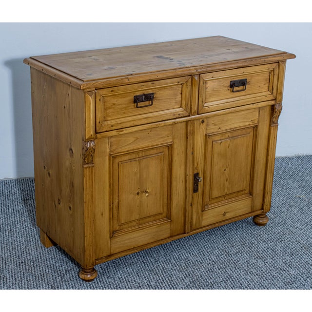 Pine Dresser Base with Waxed Finish, 1899 For Sale - Image 10 of 10
