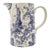 Signed Tiffany & Co. Blue and White New York City Toile Ceramic Pitcher For Sale
