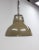Holophane French Holophane Style Tole and Glass Pendant Lamp, 1960s For Sale - Image 4 of 7