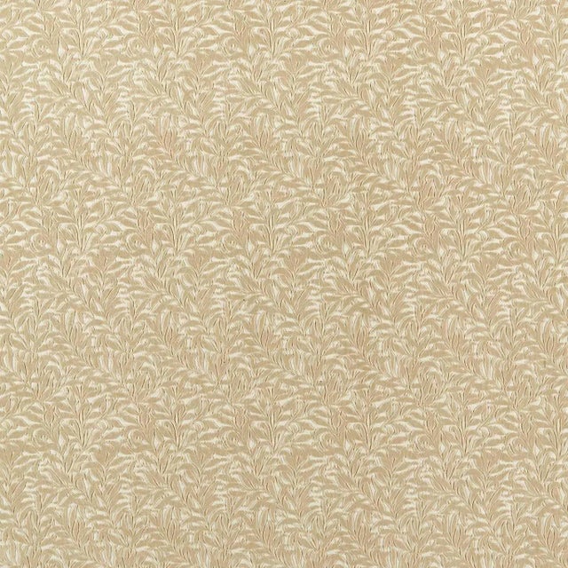 Morris & Co Willow Boughs Caffoy Velvet Fabric in Pearwood For Sale