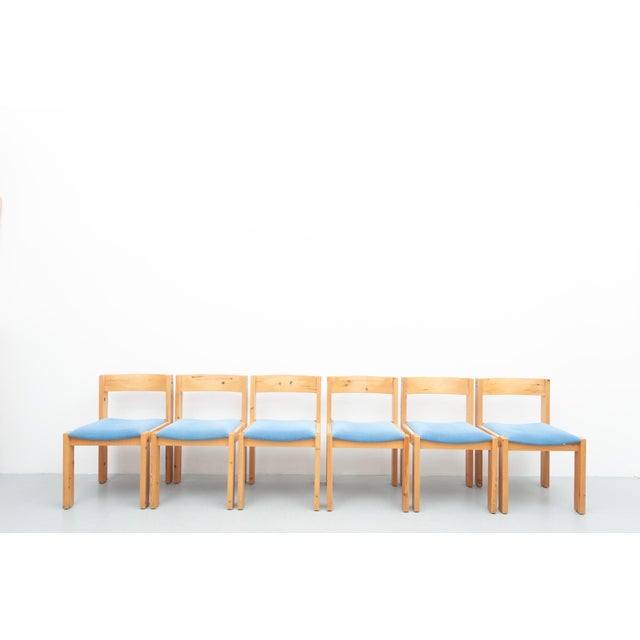 Vintage Danish Dining Chairs in Pine, Set of 6 For Sale - Image 16 of 16