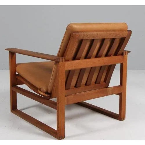 Brown Model 2256 Lounge Chair attributed to Børge Mogensen for Fredericia For Sale - Image 8 of 9