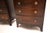 Antique Bow Fronted Chest of Drawers, 1900, Set of 2 For Sale - Image 9 of 11