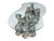 This exceptional organic modern cocktail table is a true sculptural statement piece, handcrafted from an extraordinary...