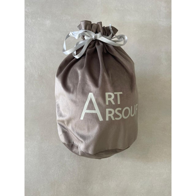 Grey Glossy Ceramic Balloon Wall or Ceiling Sculpture For Sale - Image 10 of 11