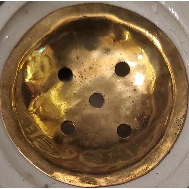 Metal Moroccan Mosaic Sink Tarsie Pattern + Wrought Iron Base / Multicolor For Sale - Image 7 of 10