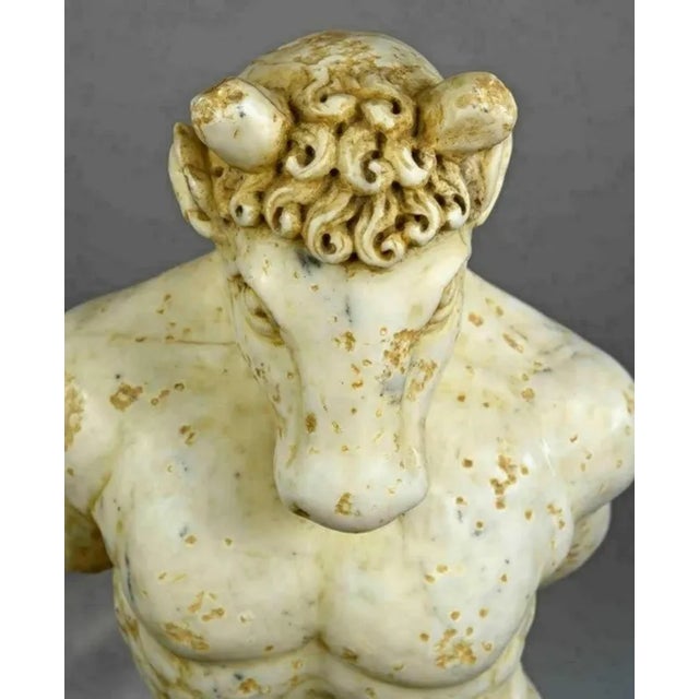 17th Century Baroque Marble Figure of the Minotaur, Italy, Set of 2 For Sale - Image 10 of 12