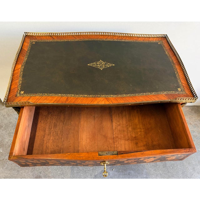 Late 19th Century French Louis XV-style Writing Desk For Sale - Image 9 of 13