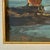 Vintage Seascape Art Oil Painting of Nautical Sailboats Venice Italy in a Gold Frame For Sale In Cleveland - Image 6 of 12