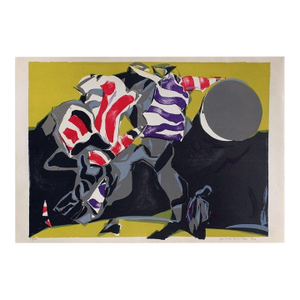 1974 Milorad Mihailovitch Football Signed Lithograph
