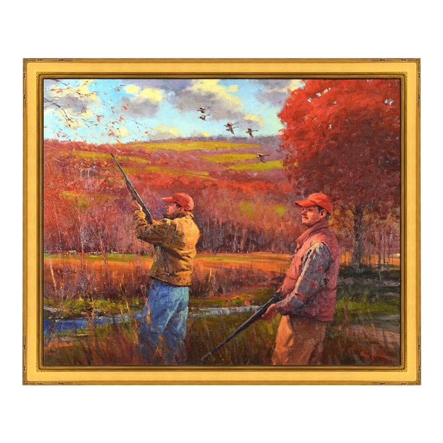Late 20th Century Duck Hunt, George Van Hook For Sale