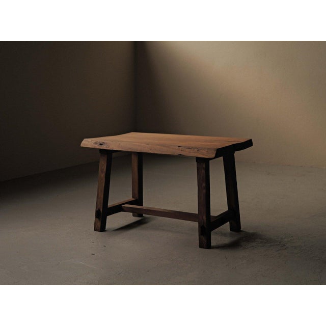 Vintage French Desk in Oak, 1970 For Sale - Image 14 of 18