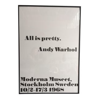 "All Is Pretty" Andy Warhol Poster For Sale