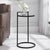 Kenneth Ludwig Chicago Iron & Mirror Round Accent Table For Sale - Image 4 of 8