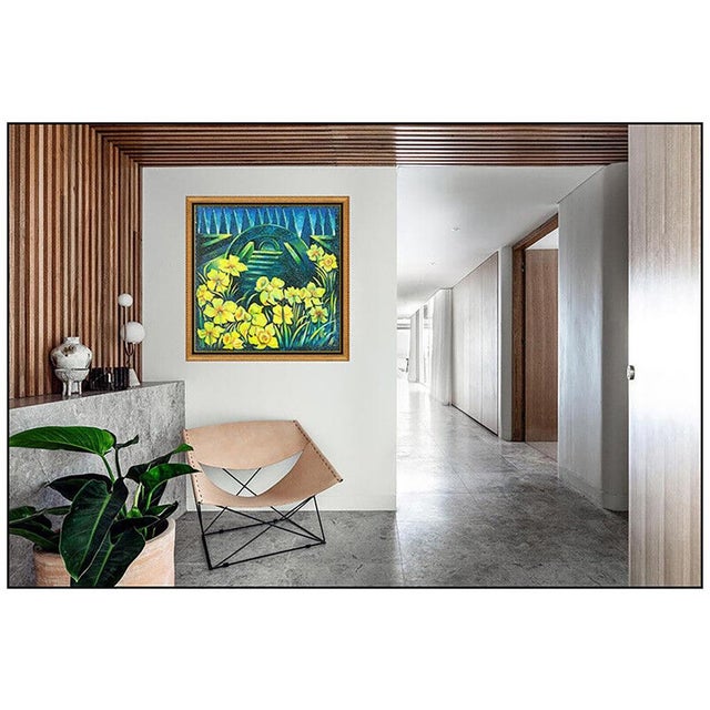 Message us to inquire about custom framing options! (Included for free with every purchase) The artwork here, "Gardens...