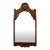 Mid-20th Century Georgian Style Carved Mahogany Wall Mirror For Sale