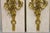 French Louis XV Gold Gilt Bronze Ribbon Drape Large Wall Plaque Sconces - A Pair For Sale - Image 12 of 16