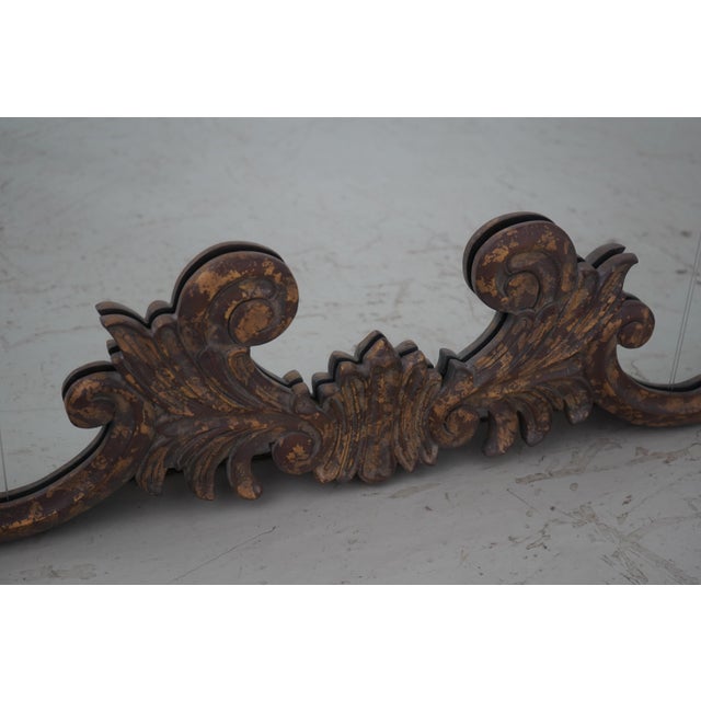 Labarge Labarge Large Ornately Carved Italian Style Mirror For Sale - Image 4 of 12