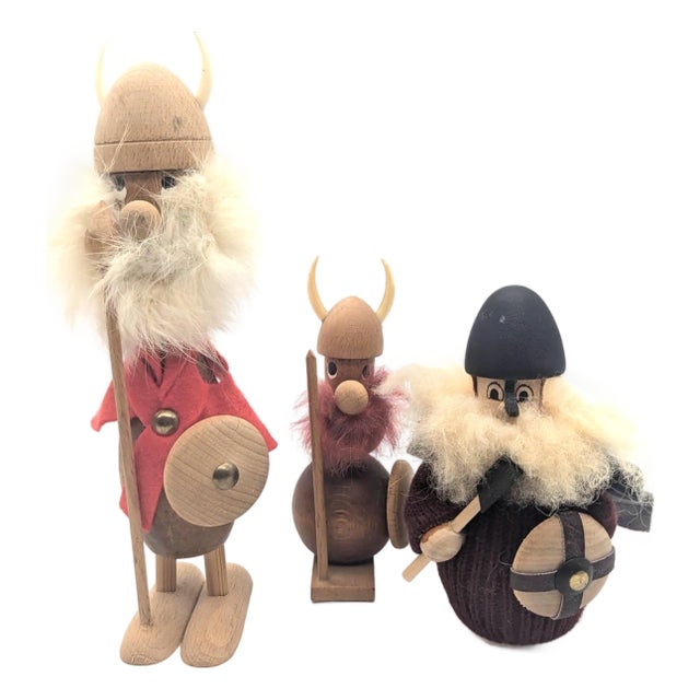 Vintage Danish Norsemen Viking Figurines, Set of 3 For Sale