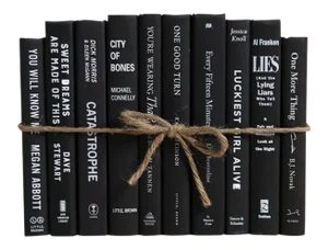 Decorative Books - Tuxedo Book Bundle - 1 Foot of Black Books