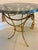 1920s Antique Italian Gilt Metal and Verde Marble Tassel Side Tables, 1920, Set of 2 For Sale - Image 5 of 14
