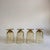 Vintage Morgantown Amber Crinkle Glass Goblets - Set of 4 For Sale In Greenville, SC - Image 6 of 9