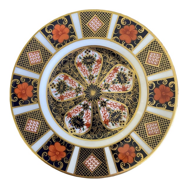 Vintage Royal Crown Derby Old Imari Bread & Butter Plate For Sale