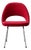 Vintage Executive Chair with Red Fabric Upholstery by Eero Saarinen for Knoll International, 1960s For Sale