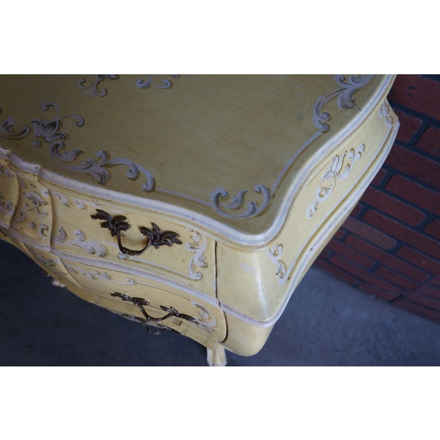 Late 20th Century Italian Hand Painted Chest of Drawers For Sale - Image 5 of 8