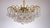 Brass & Lead Crystal Chandelier from Palwa, in Very Good conditions. Designed 1970 to 1979 This piece has an attribution...