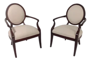 Modern Accent Chairs - a Pair