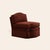 Red Cinnamon Velvet Felix Slipper Chair by Ceraudo For Sale - Image 8 of 8